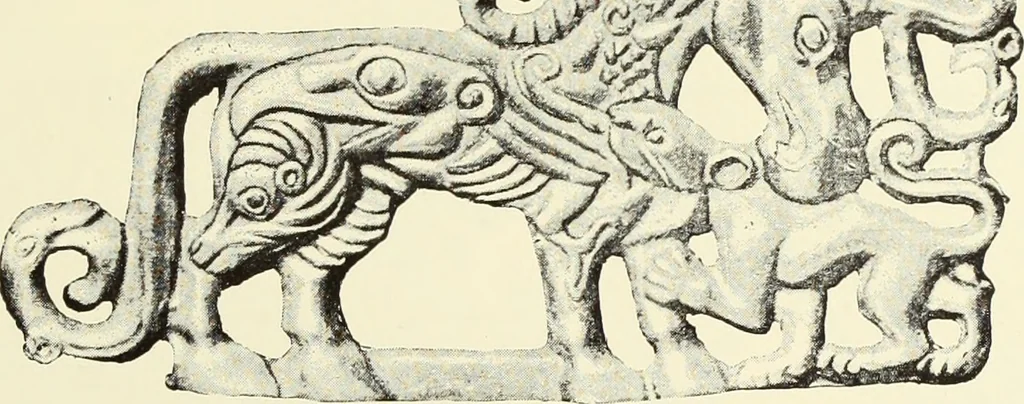 An illustration from Antiquités de la Russie méridionale, 1891, leaf 400