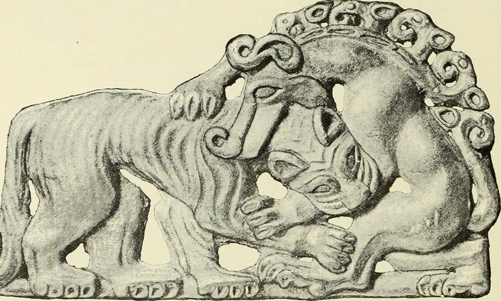 An illustration from Antiquités de la Russie méridionale, 1891, leaf 401