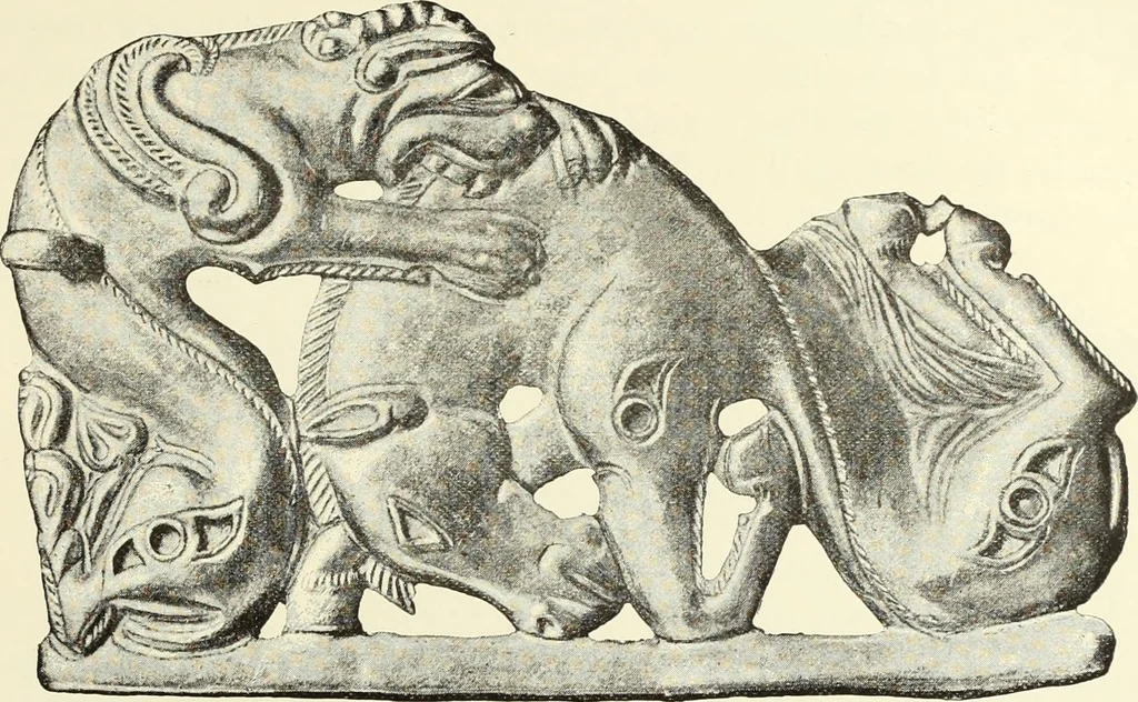 An illustration from Antiquités de la Russie méridionale, 1891, leaf 402