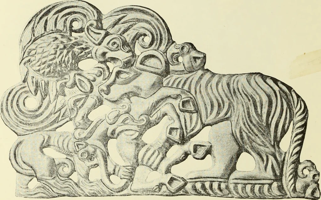 An illustration from Antiquités de la Russie méridionale, 1891, leaf 403
