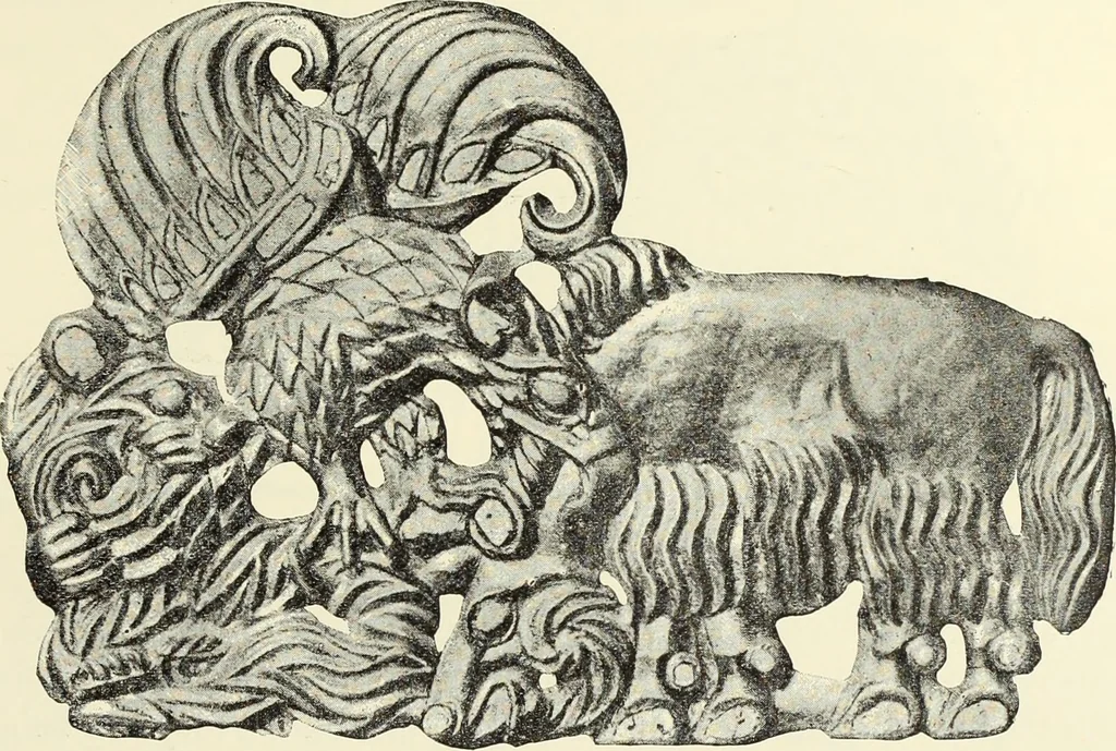 An illustration from Antiquités de la Russie méridionale, 1891, leaf 404