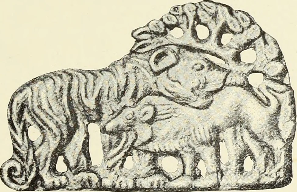 An illustration from Antiquités de la Russie méridionale, 1891, leaf 404