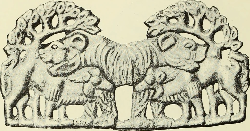 An illustration from Antiquités de la Russie méridionale, 1891, leaf 405