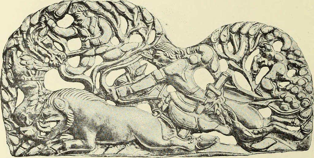 An illustration from Antiquités de la Russie méridionale, 1891, leaf 407