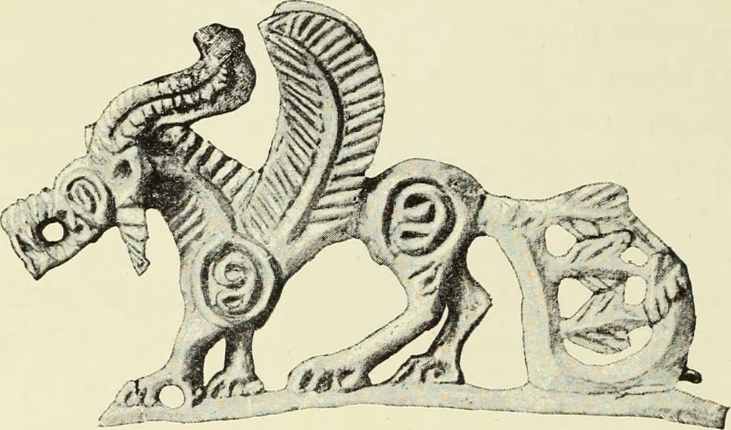 An illustration from Antiquités de la Russie méridionale, 1891, leaf 411