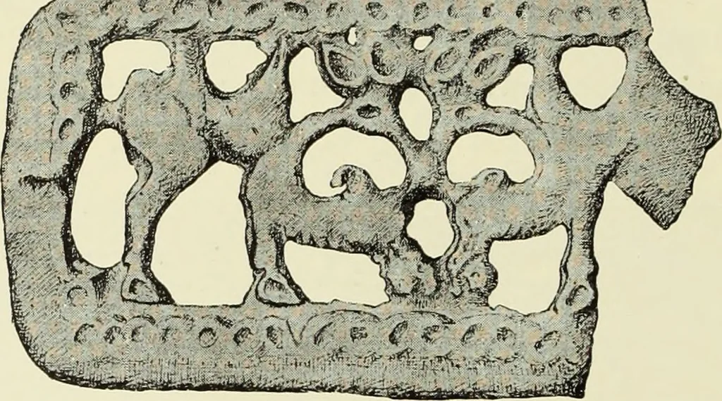 An illustration from Antiquités de la Russie méridionale, 1891, leaf 413