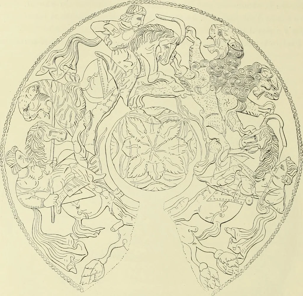 An illustration from Antiquités de la Russie méridionale, 1891, leaf 437