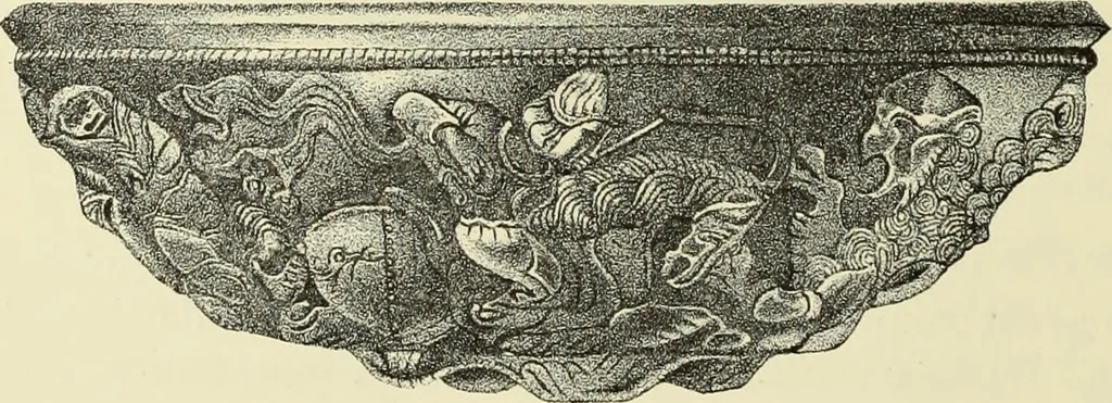 An illustration from Antiquités de la Russie méridionale, 1891, leaf 437