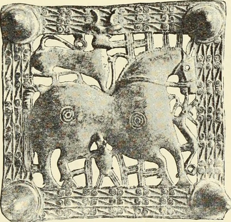 An illustration from Antiquités de la Russie méridionale, 1891, leaf 482