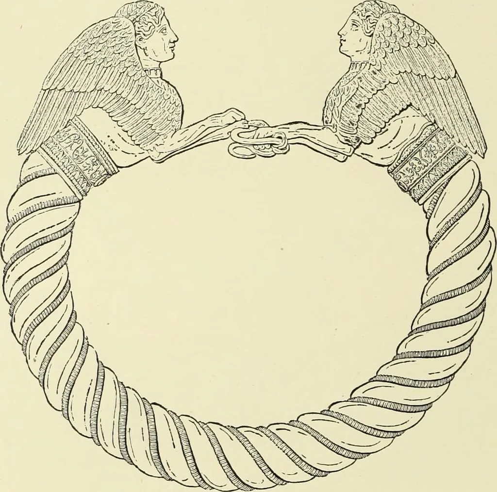 An illustration from Antiquités de la Russie méridionale, 1891, leaf 75