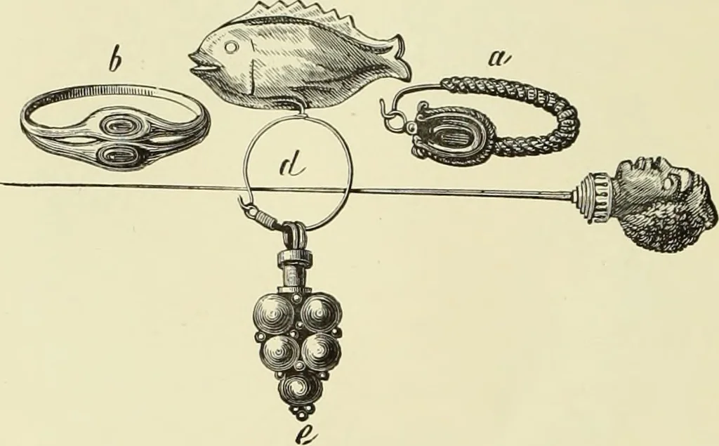 An illustration from Antiquités de la Russie méridionale, 1891, leaf 77