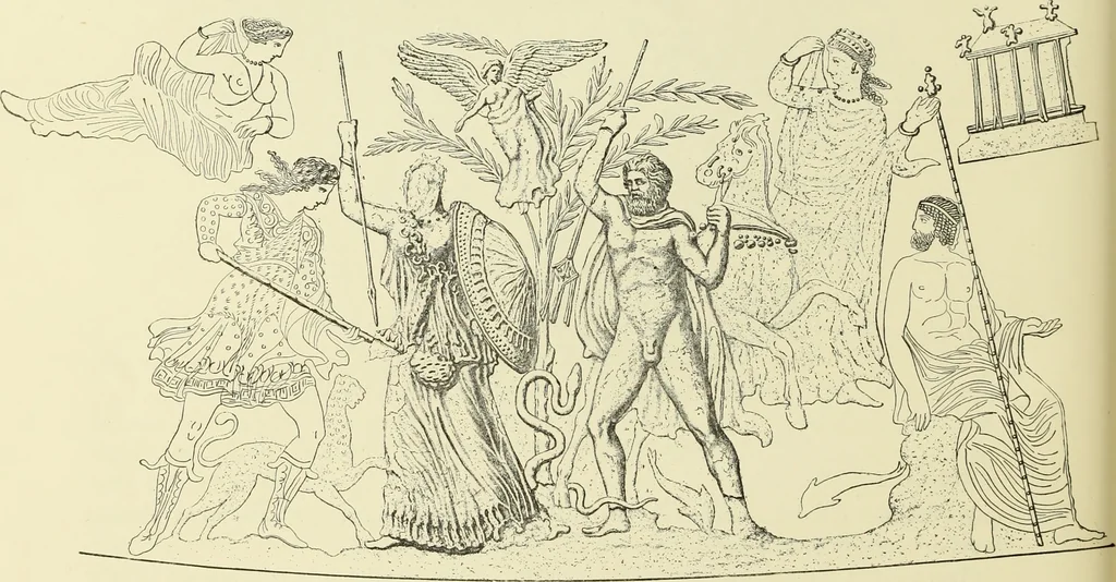 An illustration from Antiquités de la Russie méridionale, 1891, leaf 89