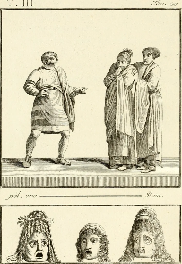 An illustration from Antiquités d'Herculanum, 1804, leaf 105