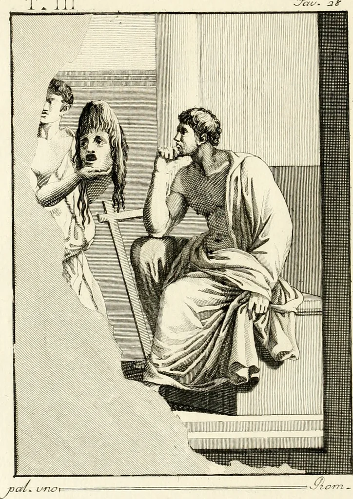 An illustration from Antiquités d'Herculanum, 1804, leaf 117