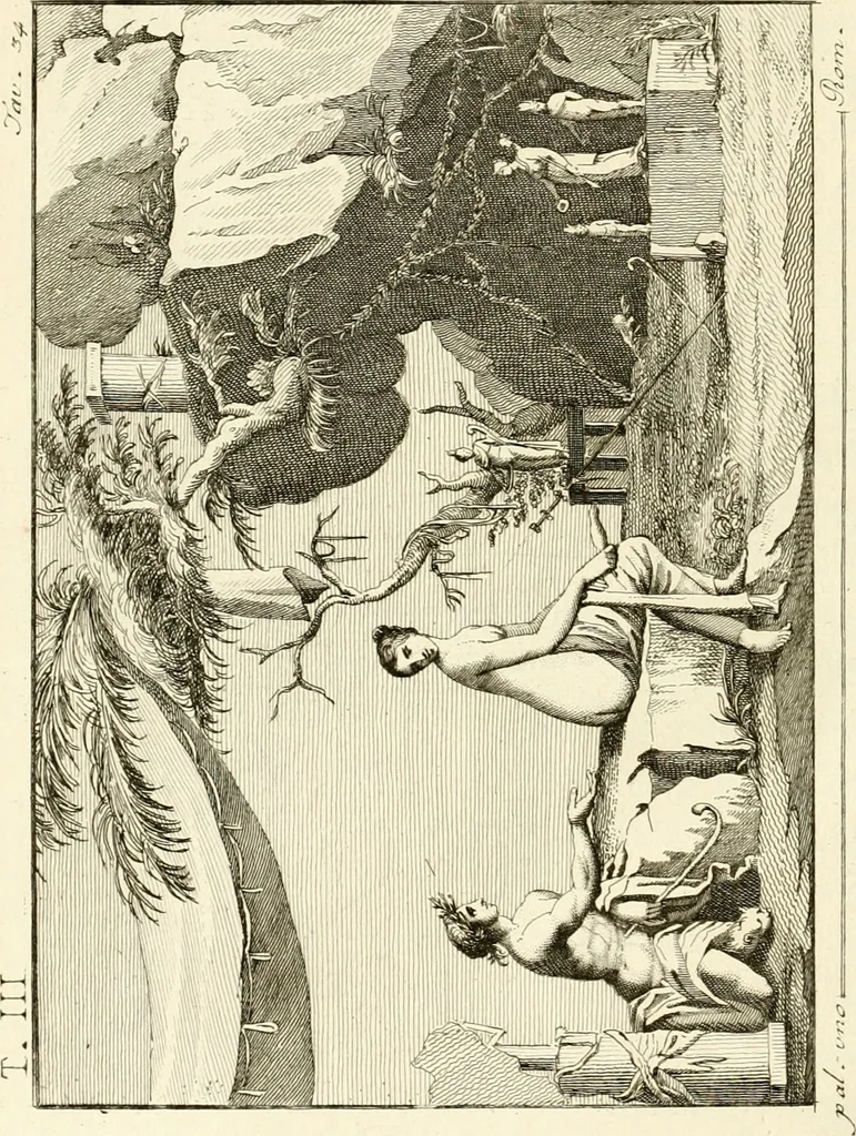 An illustration from Antiquités d'Herculanum, 1804, leaf 141