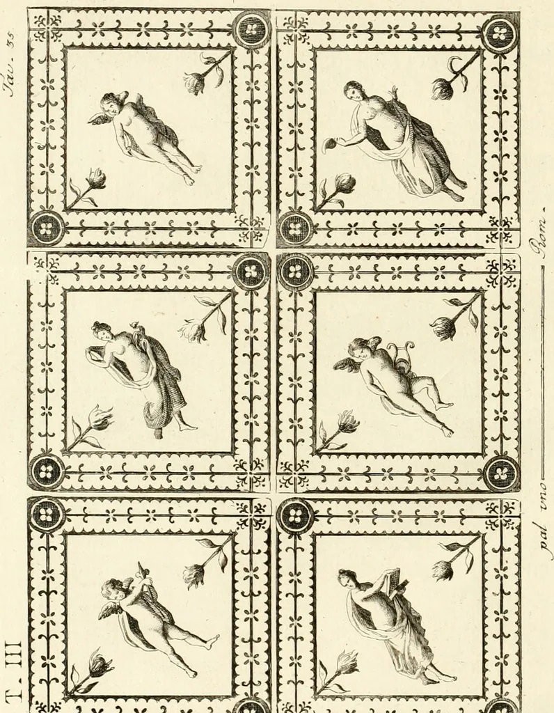An illustration from Antiquités d'Herculanum, 1804, leaf 145