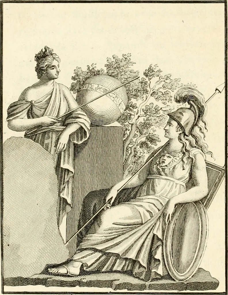 An illustration from Antiquités d'Herculanum, 1804, leaf 169