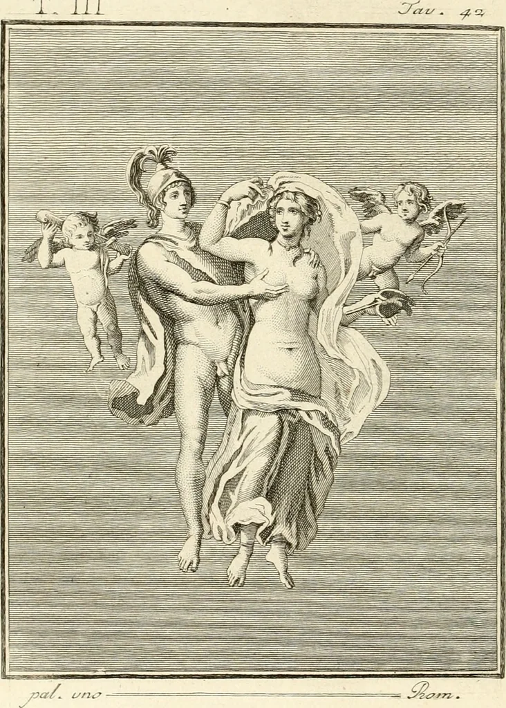 An illustration from Antiquités d'Herculanum, 1804, leaf 173