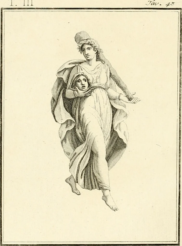 An illustration from Antiquités d'Herculanum, 1804, leaf 177