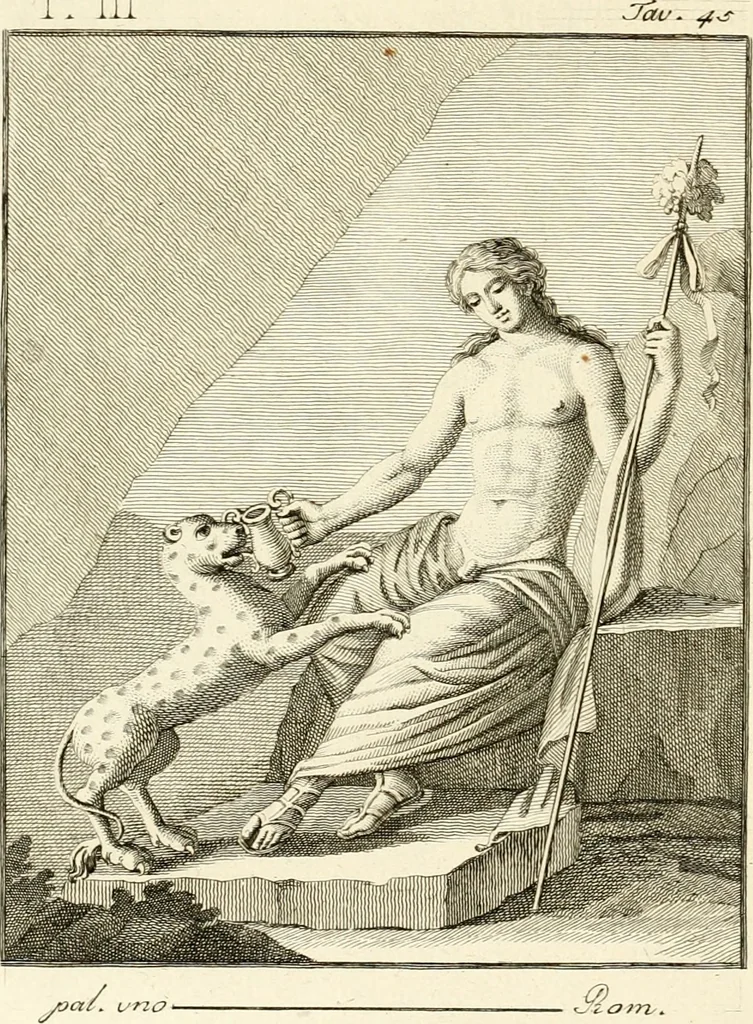 An illustration from Antiquités d'Herculanum, 1804, leaf 185