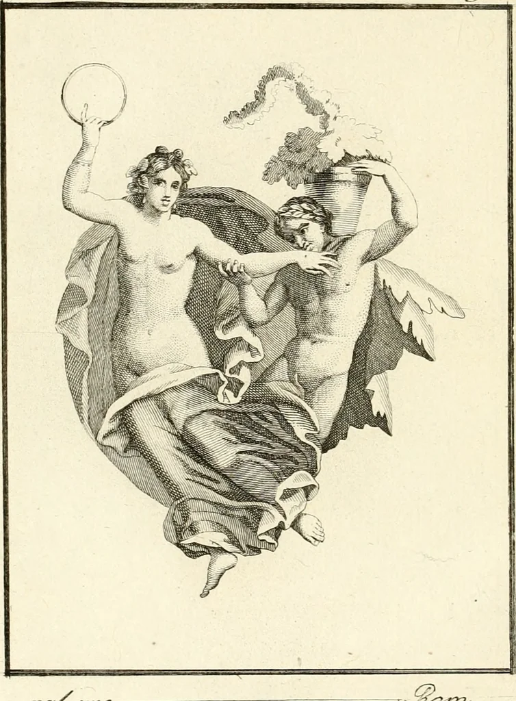 An illustration from Antiquités d'Herculanum, 1804, leaf 201