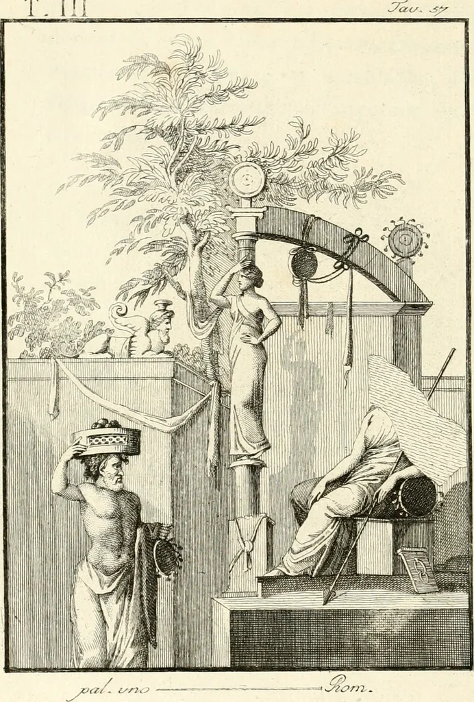 An illustration from Antiquités d'Herculanum, 1804, leaf 233