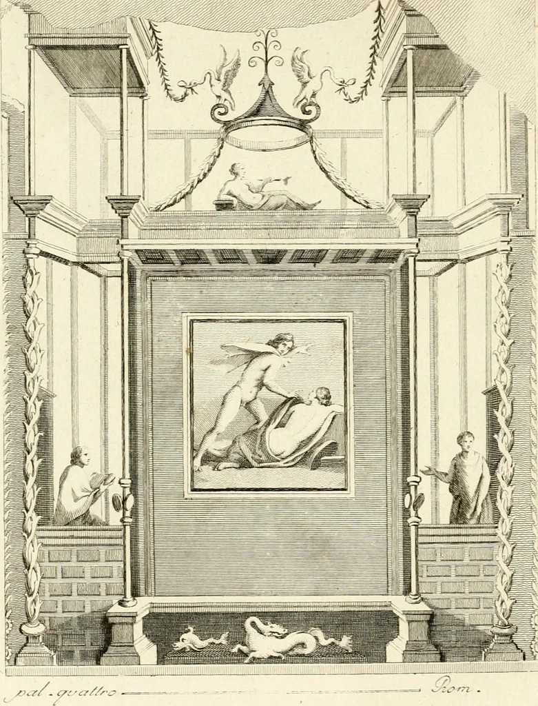 An illustration from Antiquités d'Herculanum, 1804, leaf 245