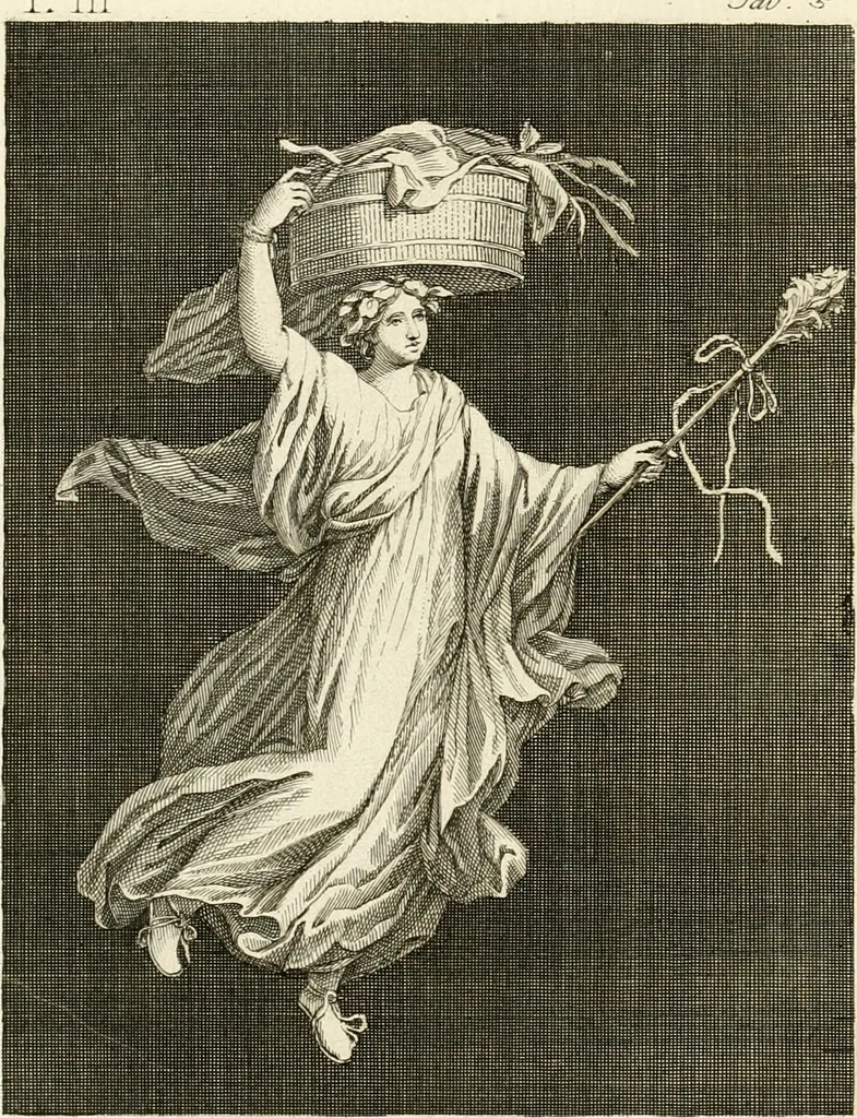 An illustration from Antiquités d'Herculanum, 1804, leaf 25