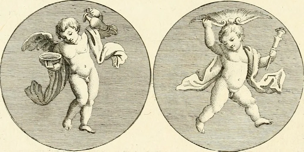 An illustration from Antiquités d'Herculanum, 1804, leaf 33