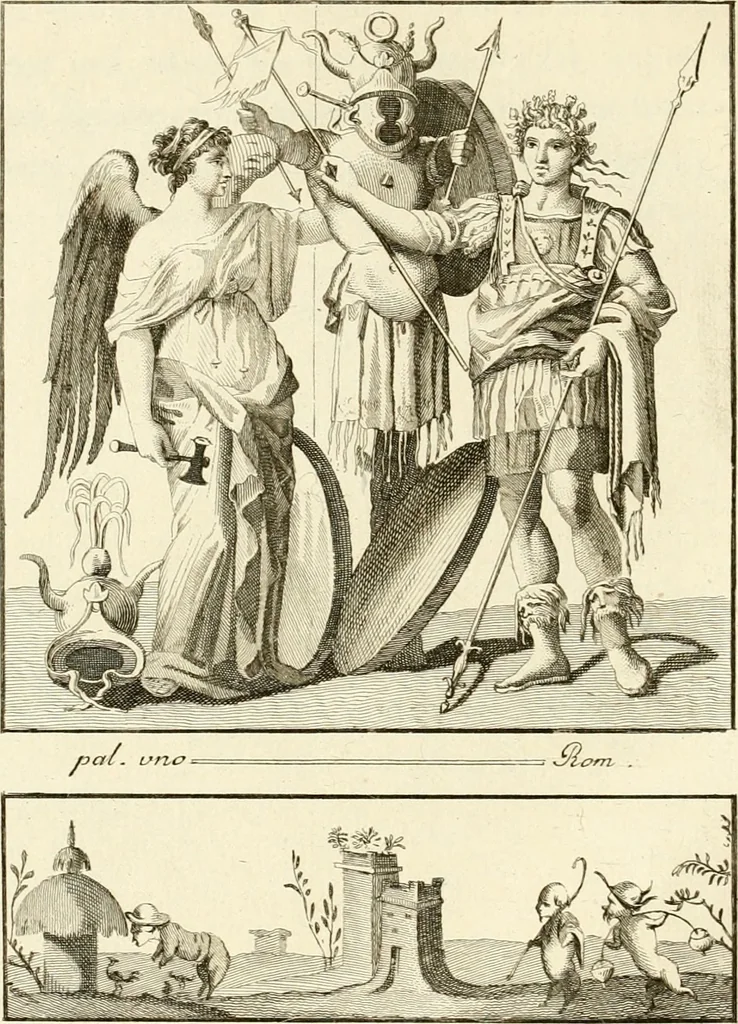 An illustration from Antiquités d'Herculanum, 1804, leaf 41