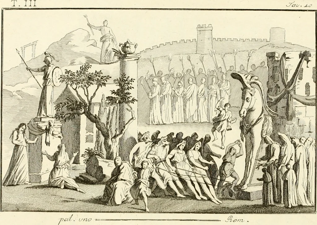 An illustration from Antiquités d'Herculanum, 1804, leaf 45