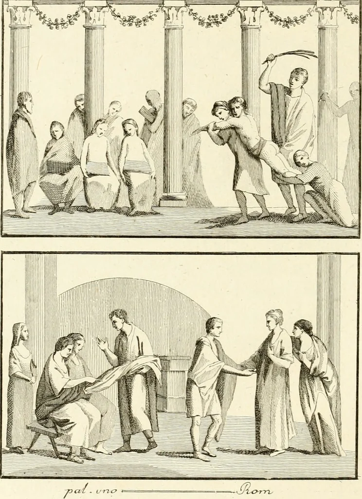 An illustration from Antiquités d'Herculanum, 1804, leaf 49