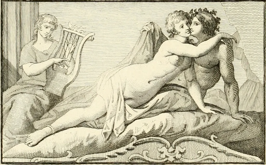 An illustration from Antiquités d'Herculanum, 1804, leaf 61