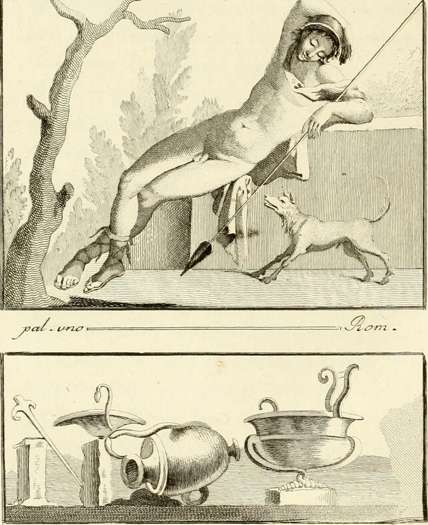 An illustration from Antiquités d'Herculanum, 1804, leaf 85