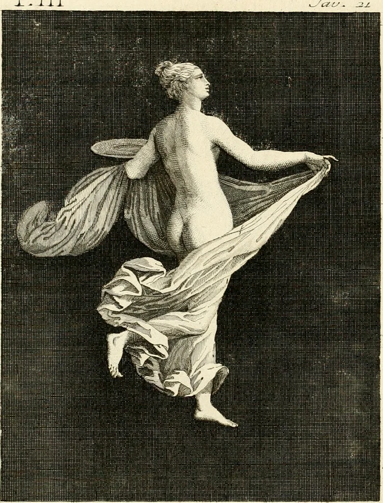 An illustration from Antiquités d'Herculanum, 1804, leaf 89