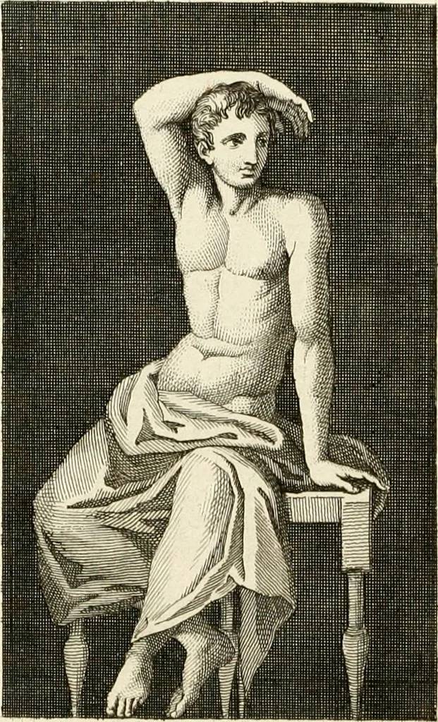 An illustration from Antiquités d'Herculanum, 1804, leaf 9