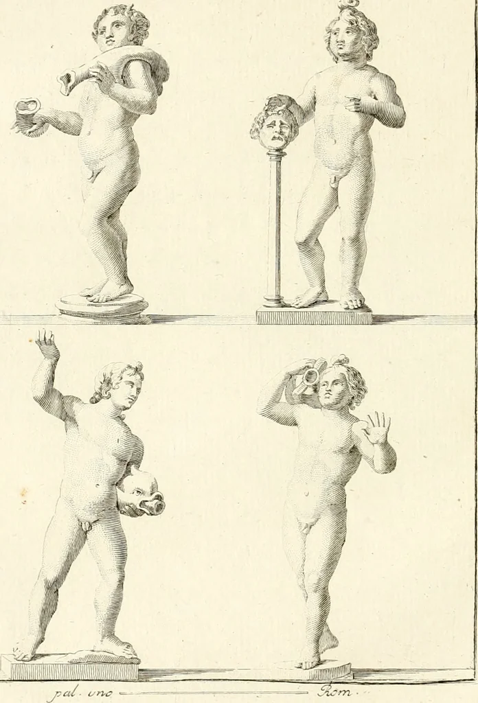 An illustration from Antiquités d'Herculanum, 1804, leaf 109