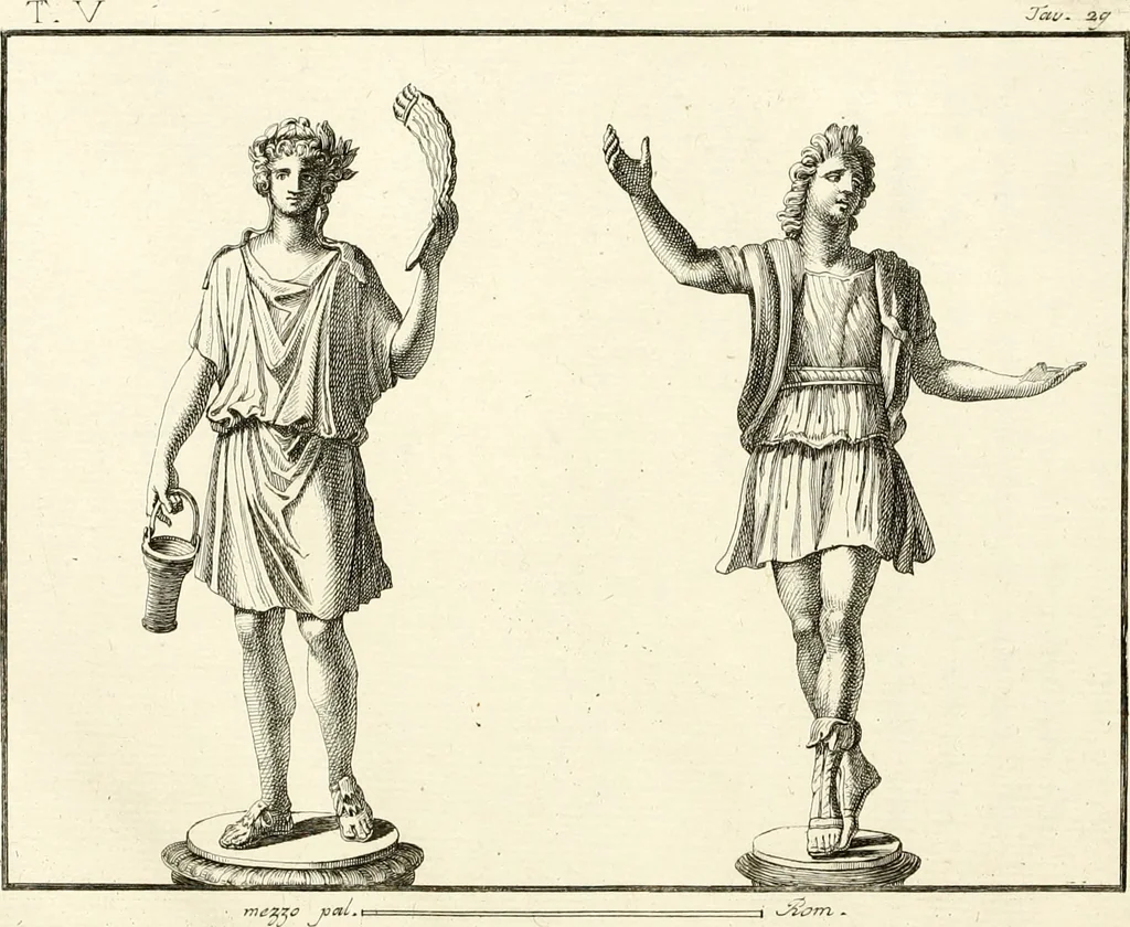 An illustration from Antiquités d'Herculanum, 1804, leaf 121