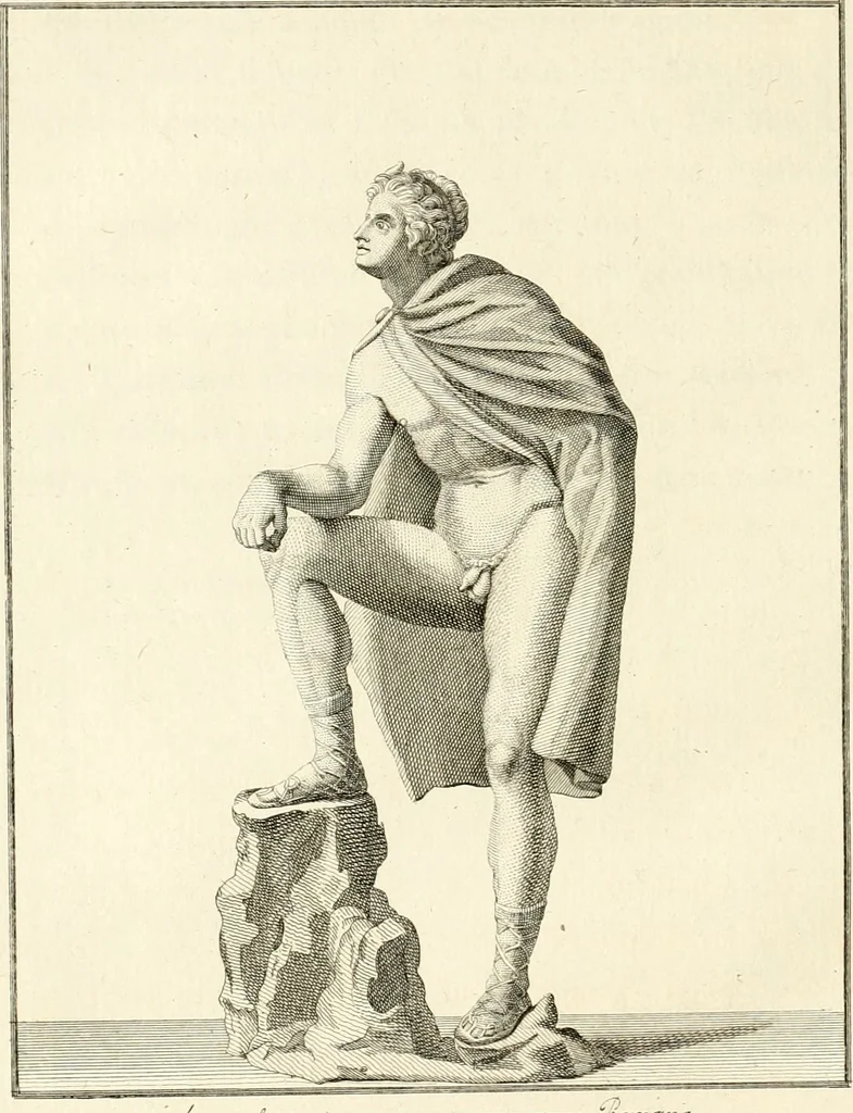 An illustration from Antiquités d'Herculanum, 1804, leaf 129