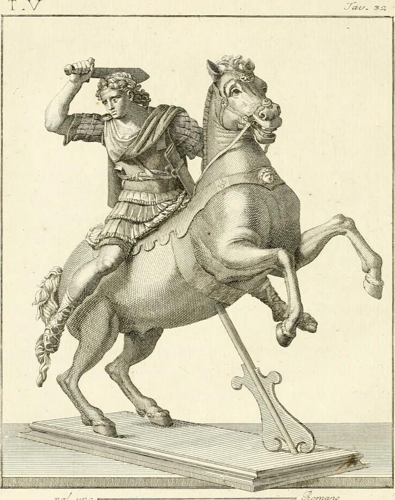 An illustration from Antiquités d'Herculanum, 1804, leaf 133