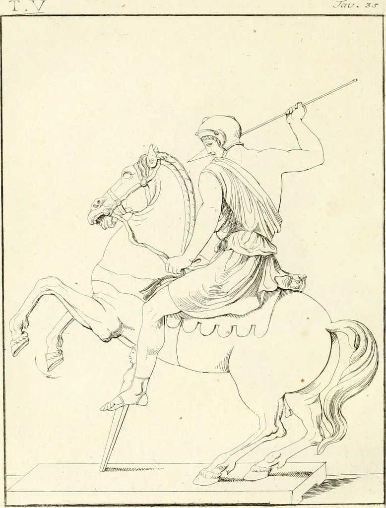 An illustration from Antiquités d'Herculanum, 1804, leaf 143