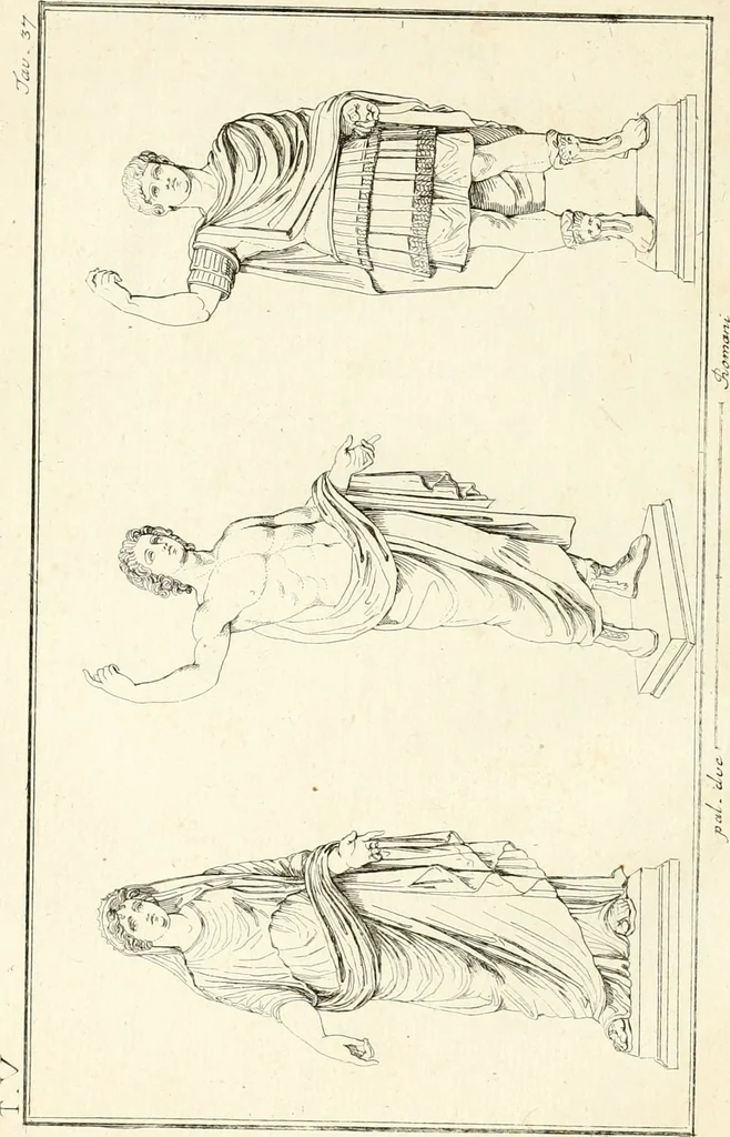 An illustration from Antiquités d'Herculanum, 1804, leaf 153