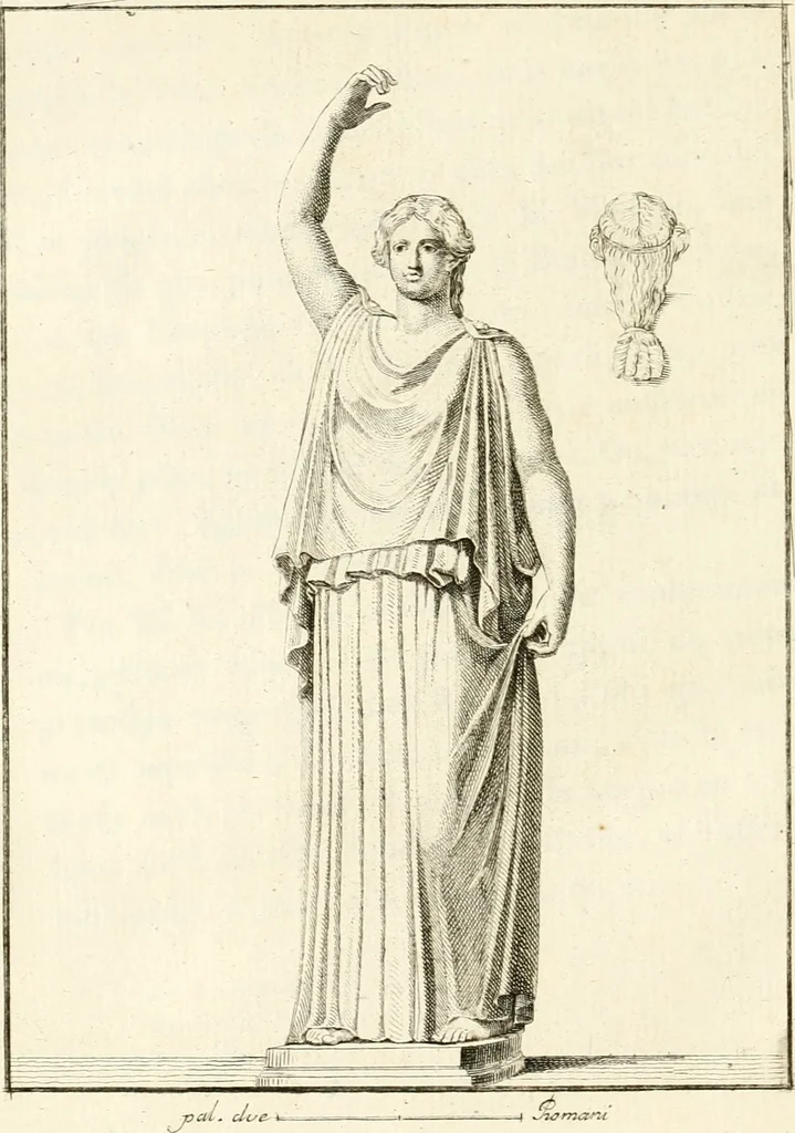 An illustration from Antiquités d'Herculanum, 1804, leaf 157