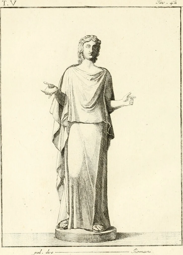 An illustration from Antiquités d'Herculanum, 1804, leaf 173
