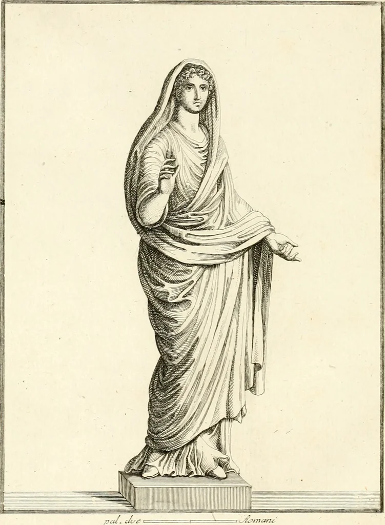 An illustration from Antiquités d'Herculanum, 1804, leaf 193