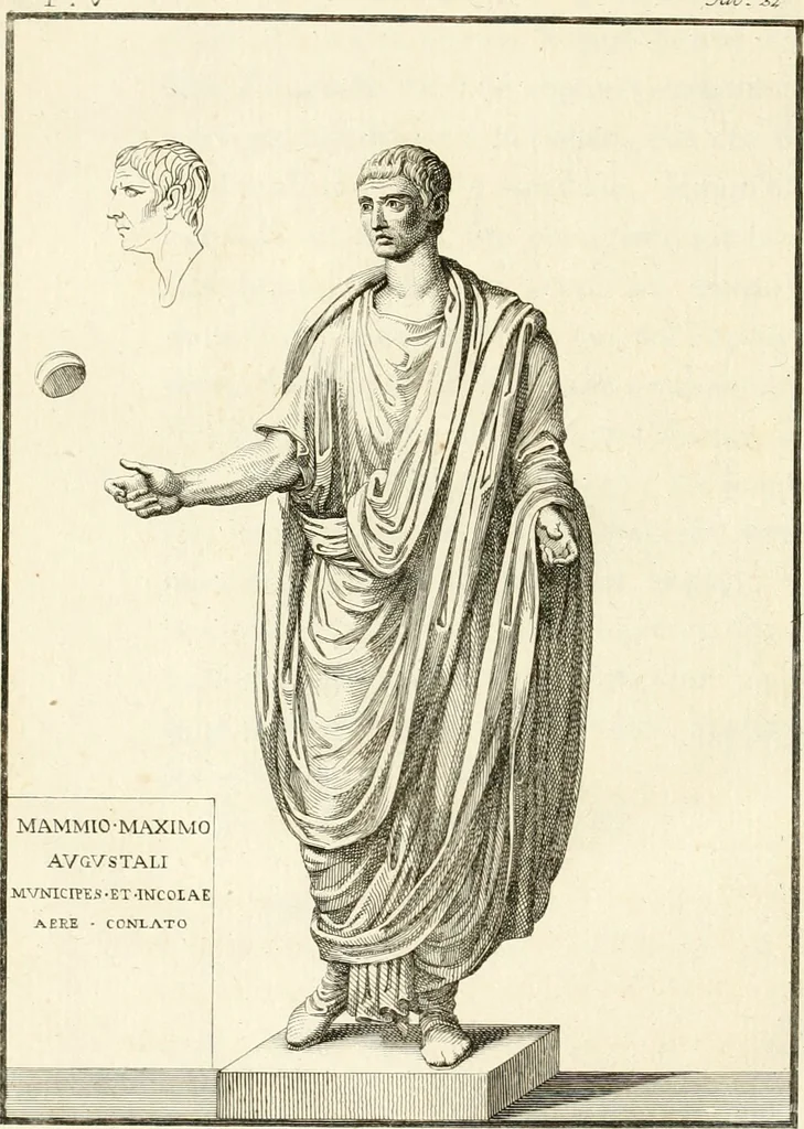 An illustration from Antiquités d'Herculanum, 1804, leaf 209