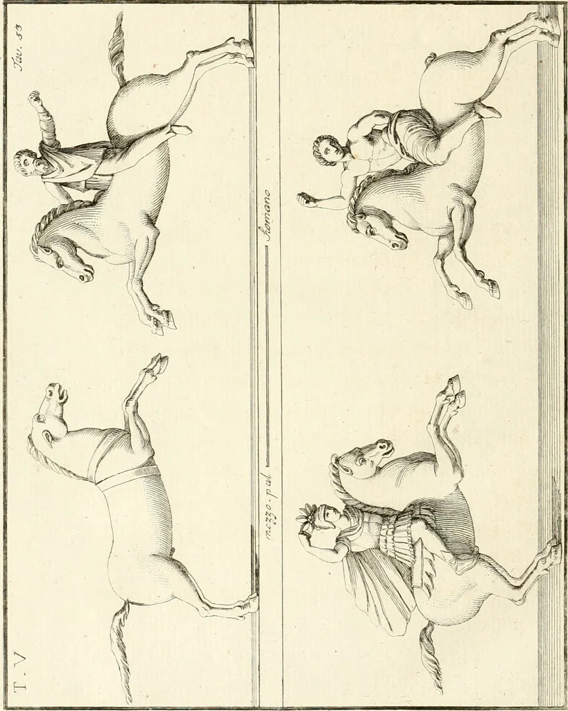 An illustration from Antiquités d'Herculanum, 1804, leaf 217