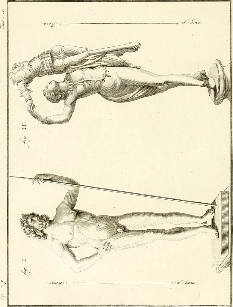 An illustration from Antiquités d'Herculanum, 1804, leaf 25