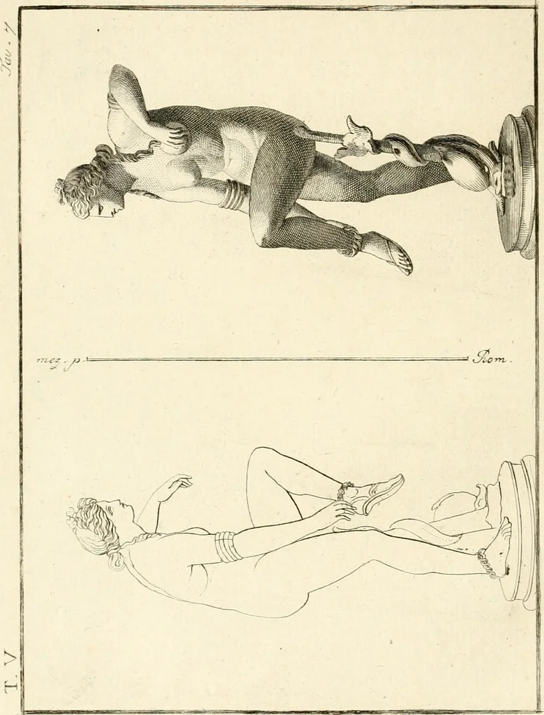 An illustration from Antiquités d'Herculanum, 1804, leaf 33