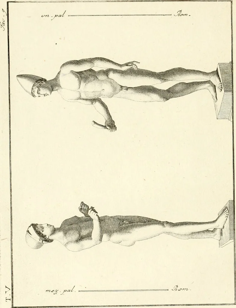 An illustration from Antiquités d'Herculanum, 1804, leaf 41